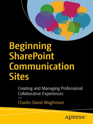 cover image of Beginning SharePoint Communication Sites